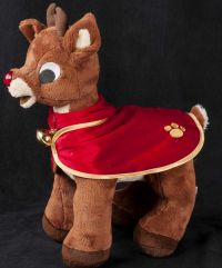 Build a Bear Rudolph Red Nosed Reindeer Plush Stuffed Animal